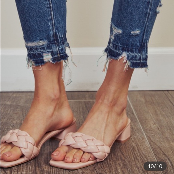 KanCan Jeans High Rise Boyfriend Distressed Cropped Medium Wash SZ 13/30 - Picture 15 of 16